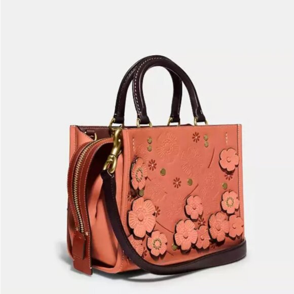 NWOT Coach Tea Rose Rogue 25 - Picture 2 of 9